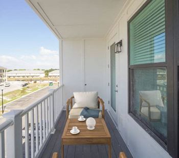 Private balcony  at The Charles Apartments , Destin, 32541